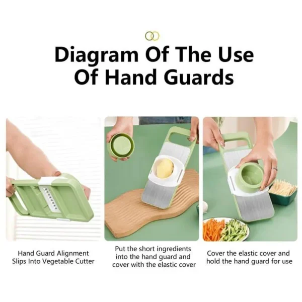 5 in 1 Vegetable Cutter- Easy Cutter - Image 4